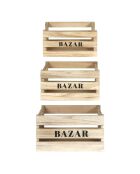 3 Cagettes Bazar naturelles