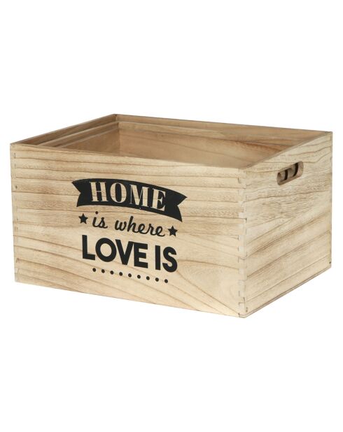 3 Cagettes Home marron