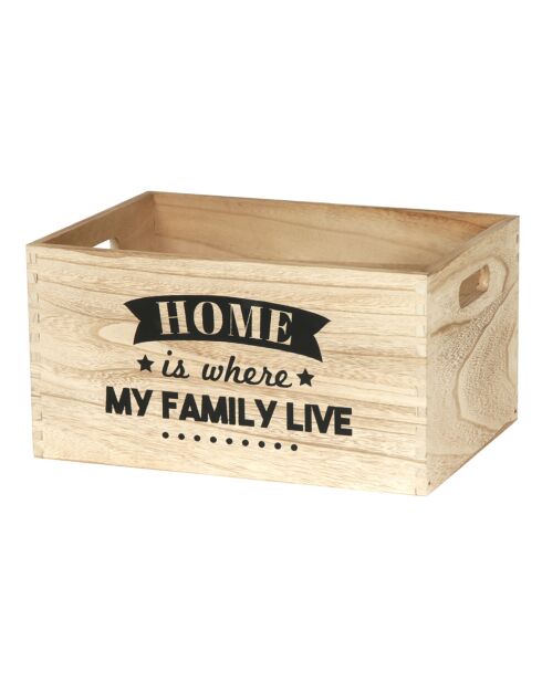 3 Cagettes Home marron