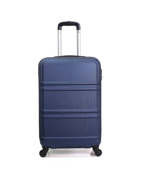 3 marineblaue Allrad-Koffer Utah 49/59/71 cm