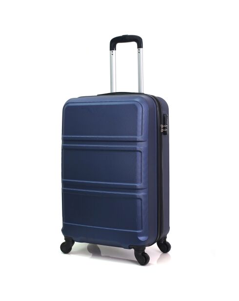 3 marineblaue Allrad-Koffer Utah 49/59/71 cm