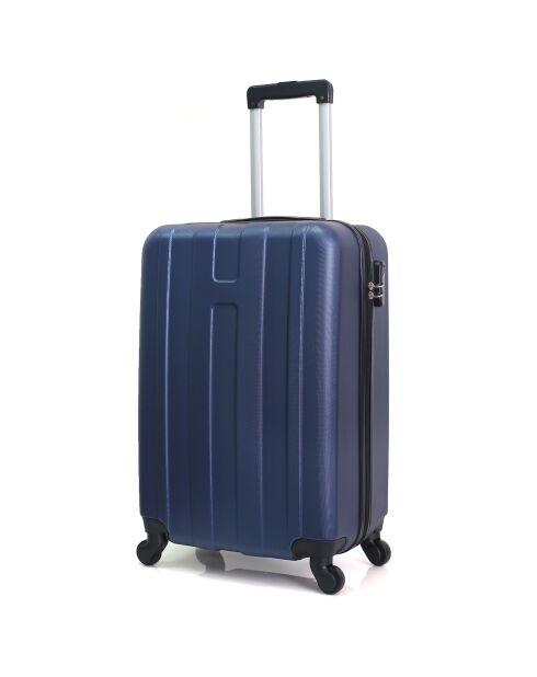 3 valigie Atlanta 49/59/71 cm blu marino a 4 ruote