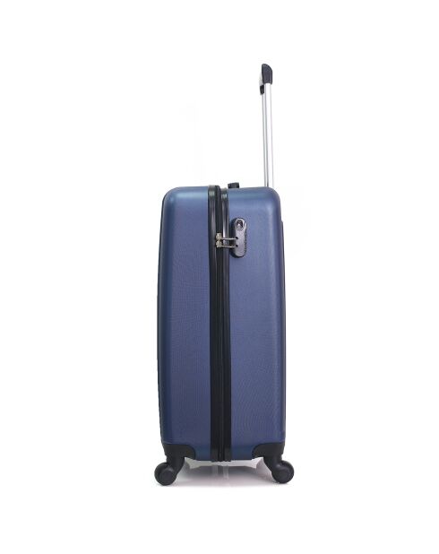 3 valigie Atlanta 49/59/71 cm blu marino a 4 ruote
