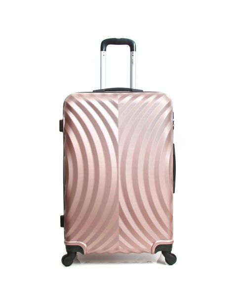 Lagos Langstreckenkoffer mit 4 Rädern 70 cm roségold