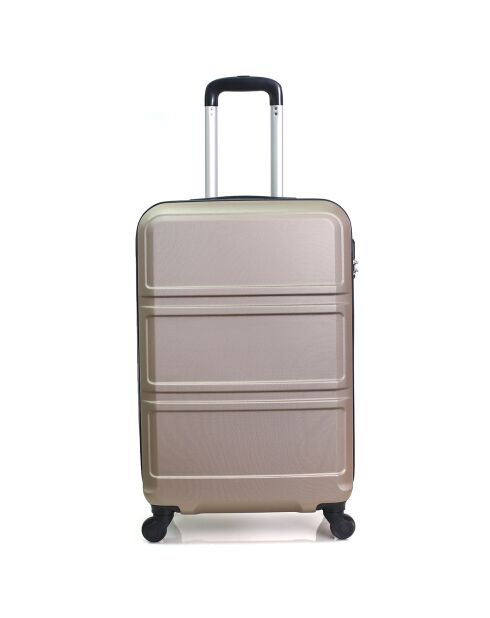 Valise Long Séjour 4 roues Utah 71 cm dorée