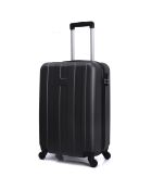 Valise Cabine 4 roues simples Atlanta 49 cm noire
