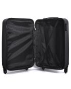 Valise Cabine 4 roues simples Atlanta 49 cm noire