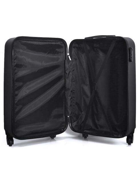 Valise Cabine 4 roues simples Atlanta 49 cm noire