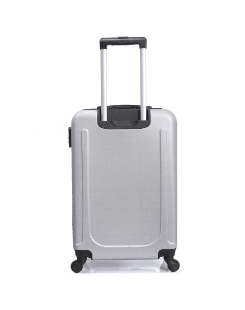 Atlanta Medium Stay koffer met 4 wielen 59 cm zilver