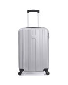 Valise Cabine 4 roues Atlanta 49 cm argentée