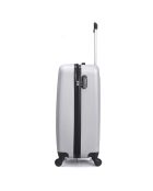 Valise Cabine 4 roues Atlanta 49 cm argentée