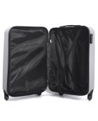Valise Cabine 4 roues Atlanta 49 cm argentée