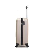 Atlanta Mittelgroßer Reisekoffer mit vier Rädern, 59 cm, goldfarben