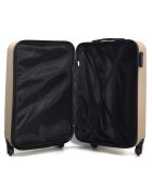 Atlanta Mittelgroßer Reisekoffer mit vier Rädern, 59 cm, goldfarben