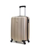 Valise Cabine 4 roues Atlanta 49 cm dorée