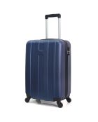 Valigia Atlanta Medium Stay 4 ruote singole 59 cm blu marino