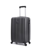 Maleta Atlanta Medium Stay con 4 ruedas, 59 cm, gris oscuro