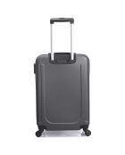 Maleta Atlanta Medium Stay con 4 ruedas, 59 cm, gris oscuro
