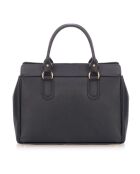 Borsa Coralie in pelle nera - 36x28x18 cm