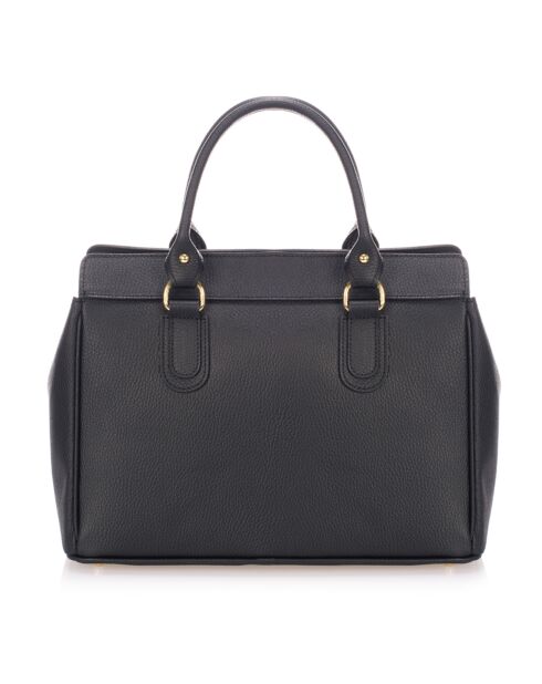 Borsa Coralie in pelle nera - 36x28x18 cm