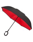 Parapluie à Ouverture Inversée noir/rouge