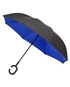 Parapluie à Ouverture Inversée noir/bleu
