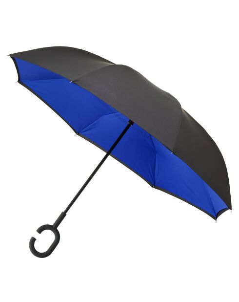 Parapluie à Ouverture Inversée noir/bleu