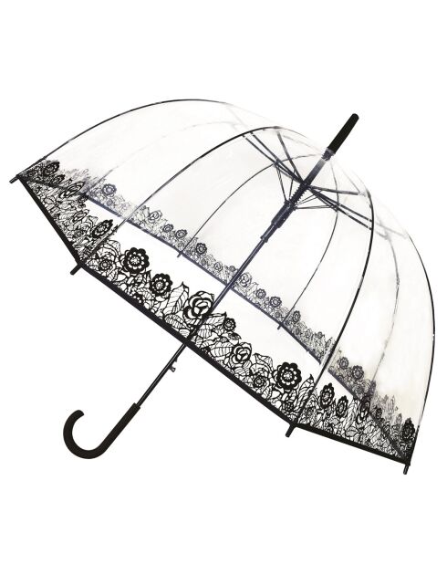 Parapluie Fleurs transparent