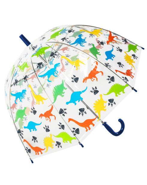 Parapluie enfant Dinosaures transparent/multicolore