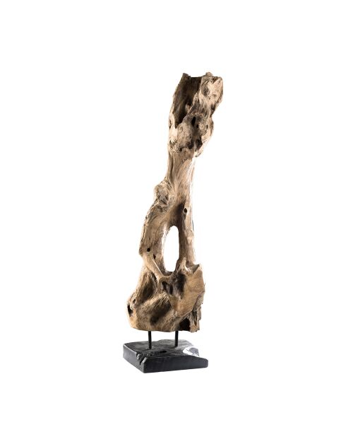 Sculpture branche M Clara teck - 26x22x106 cm
