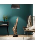 Sculpture branche M Clara teck - 26x22x106 cm