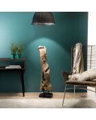 Sculpture branche M Clara teck - 26x22x106 cm