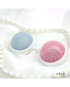 Boules de Geisha Mini Luna Beads rose/bleu/blanc