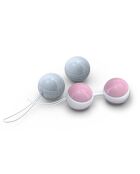 Boules de Geisha Mini Luna Beads rose/bleu/blanc