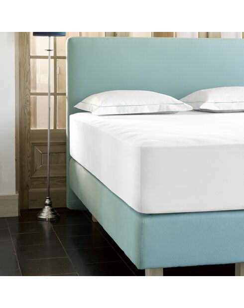 Drap housse jersey Case blanc