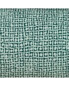 Parure housse de couette 100% Satin de Coton Cravat vert d'eau