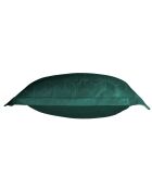 Parure housse de couette & 2 taies 100% Satin de Coton Skyscraper atlantic/vert foncé - 200x200 cm