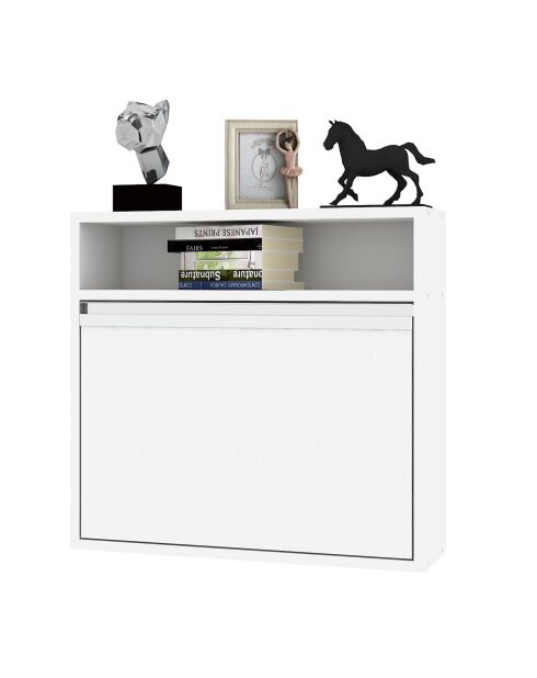Bureau suspendu Optimum blanc - 64x20x60 cm