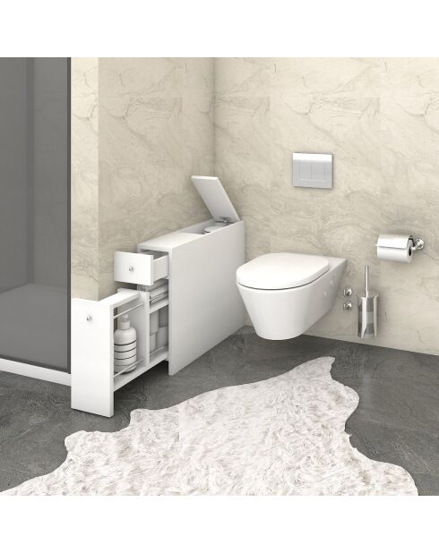 Mobile da bagno Smart bianco - 19x55x60 cm