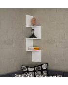 Étagère Corner blanche - 25x105.4x22 cm