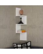 Étagère Corner blanche - 25x105.4x22 cm