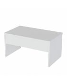 Table basse Akilli blanche - 90x52x45 cm