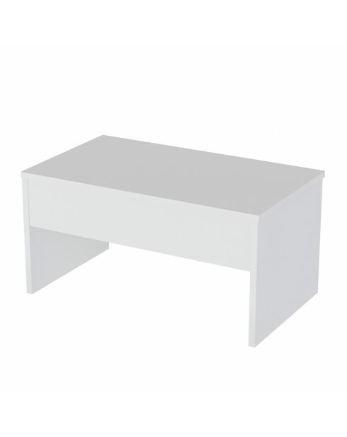 Table basse Akilli blanche - 90x52x45 cm
