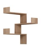 Étagère Luksa chêne - 60x60x90 cm