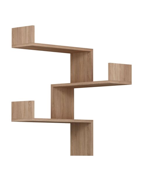 Étagère Luksa chêne - 60x60x90 cm