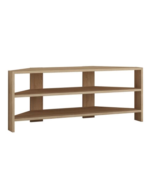 Meuble TV Thales Corner chêne - 36x114x45 cm