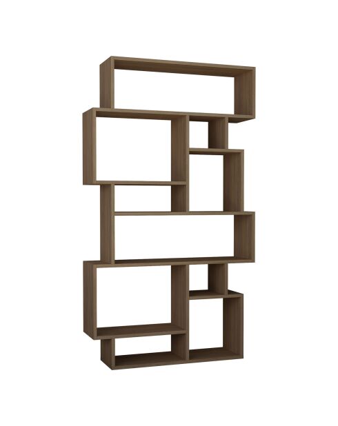 Bibliothèque Karmato naturelle - 25.5x96x168.5 cm