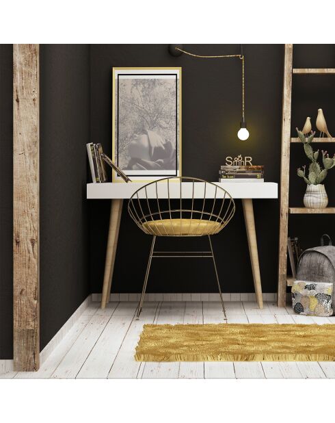 Bureau veronika blanc - 100x60x74 cm