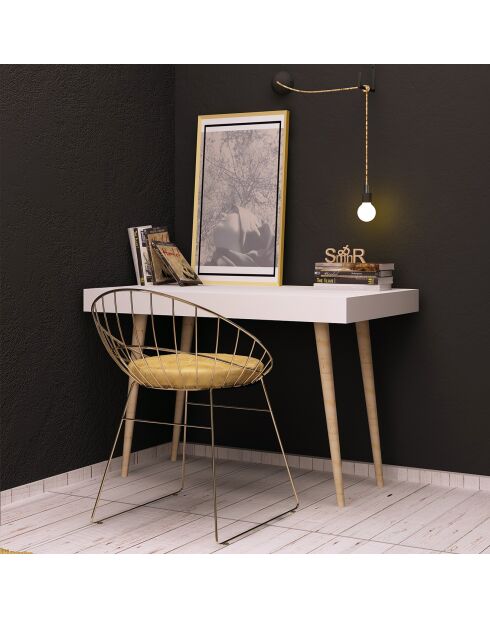 Bureau veronika blanc - 100x60x74 cm
