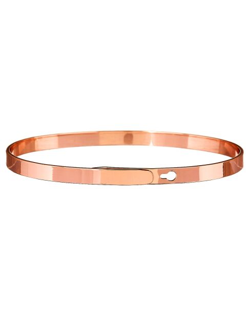 Sister Forever roze koperen armband